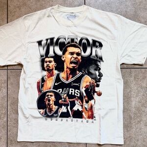 Victor Wembanyama Spurs Shirt Men's Size XL Vintage Demand New FAST SHIPPING